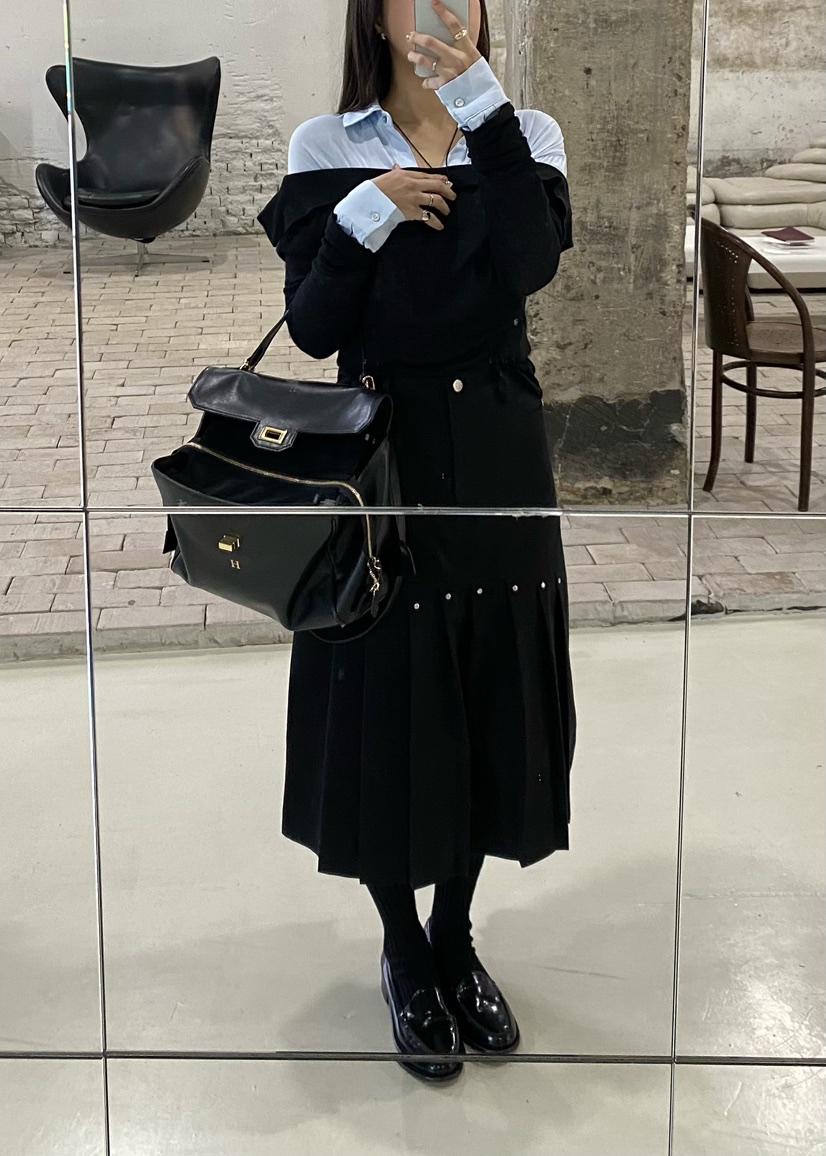 OUPPT東大門代購女士新款真品26春夏時尚推薦半身裙中短裙OUPPT半身裙/中短裙