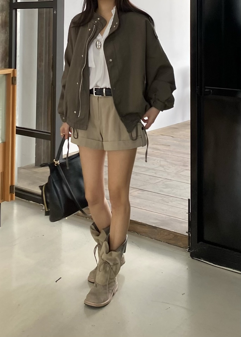 OUPPT東大門直郵女裝新品人氣休閑熱賣時尚職業短褲不含腰帶OUPPT短褲