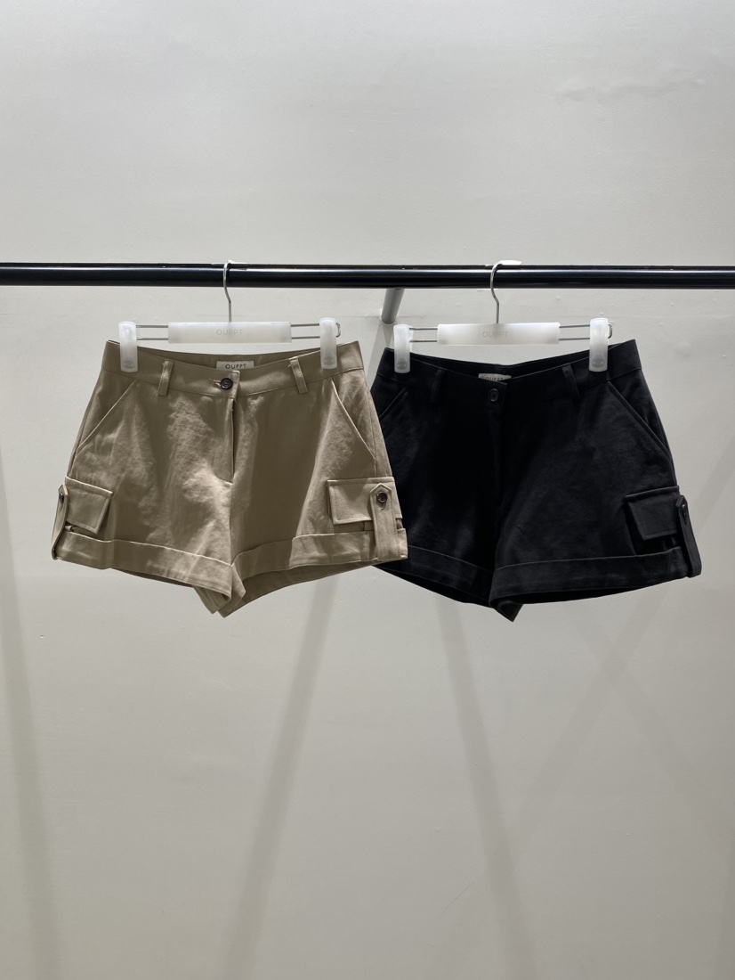OUPPT東大門直郵女裝新品人氣休閑熱賣時尚職業短褲不含腰帶OUPPT短褲