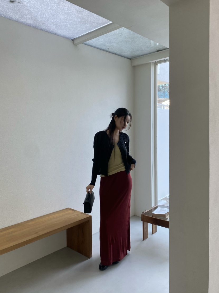 OUPPT東大門實拍女裝新款職業真品時尚26春夏人氣推薦長裙OUPPT長裙