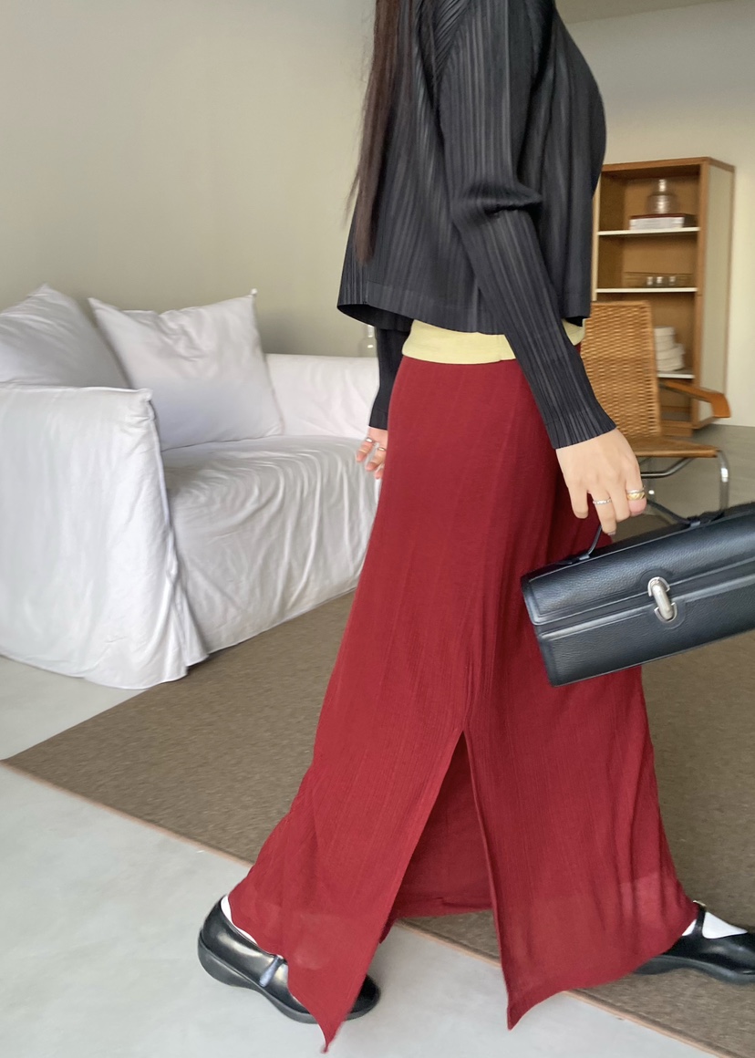 OUPPT東大門實拍女裝新款職業真品時尚26春夏人氣推薦長裙OUPPT長裙