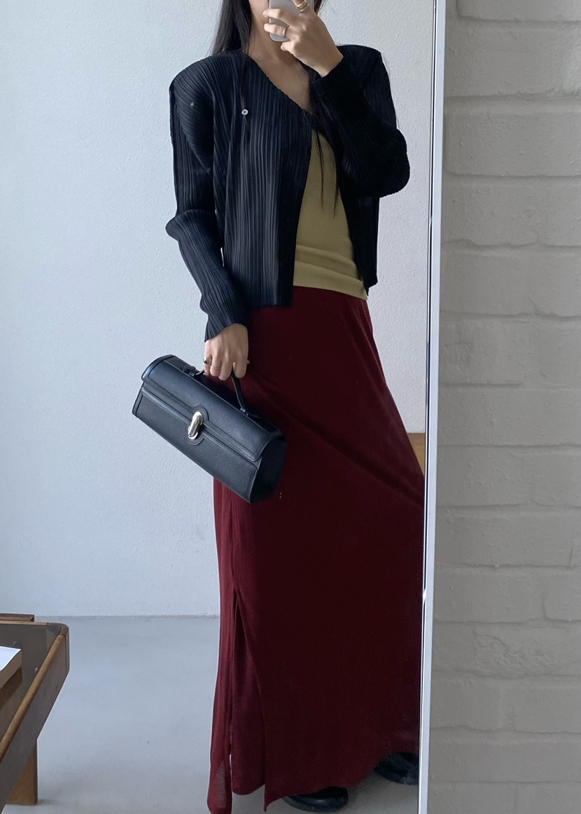 OUPPT東大門實拍女裝新款職業真品時尚26春夏人氣推薦長裙OUPPT長裙