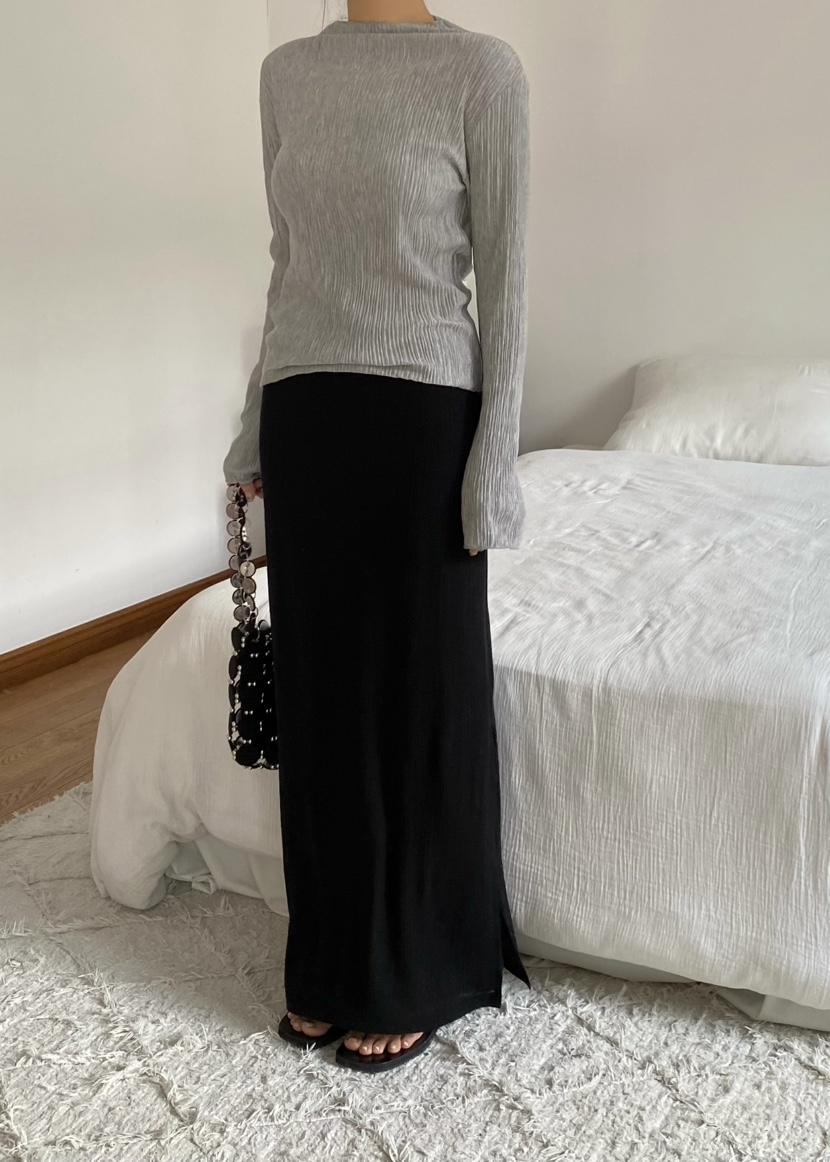 OUPPT東大門實拍女裝新款職業真品時尚26春夏人氣推薦長裙OUPPT長裙圖色4