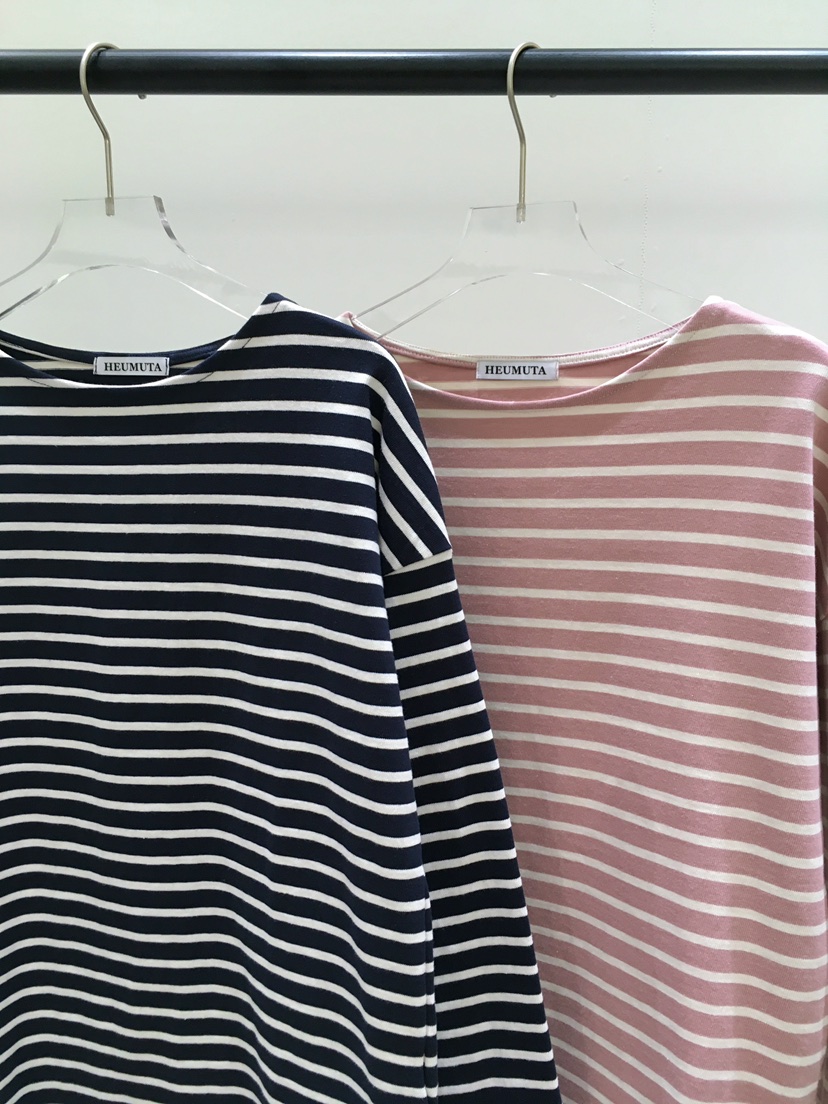 HEUMUTA韓國代購女裝新款26春夏人氣推薦真品長袖T恤條紋HEUMUTA長袖T恤