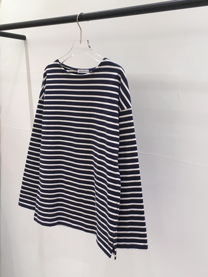 HEUMUTA韓國代購女裝新款26春夏人氣推薦真品長袖T恤條紋HEUMUTA長袖T恤