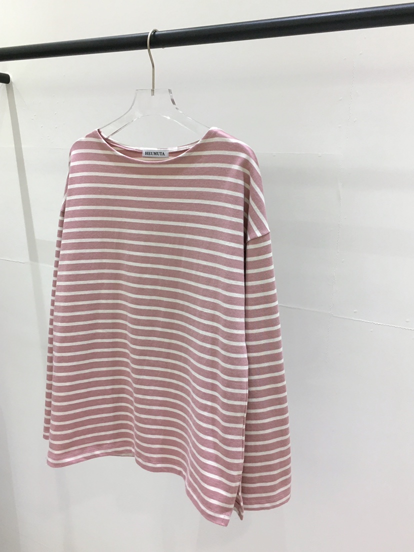 HEUMUTA韓國代購女裝新款26春夏人氣推薦真品長袖T恤條紋HEUMUTA長袖T恤