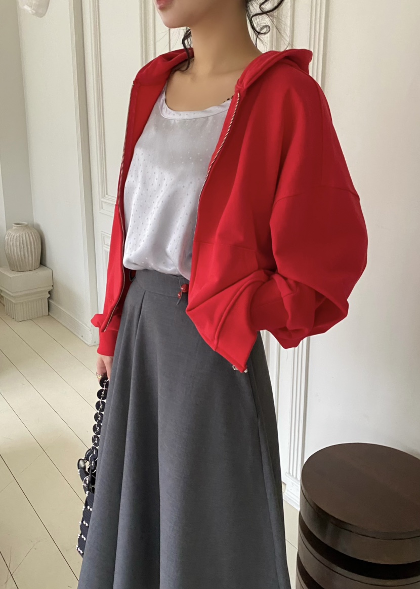 OUPPT東大門實拍女士新款推薦26春夏人氣真品夾克連帽拉鏈衫OUPPT夾克