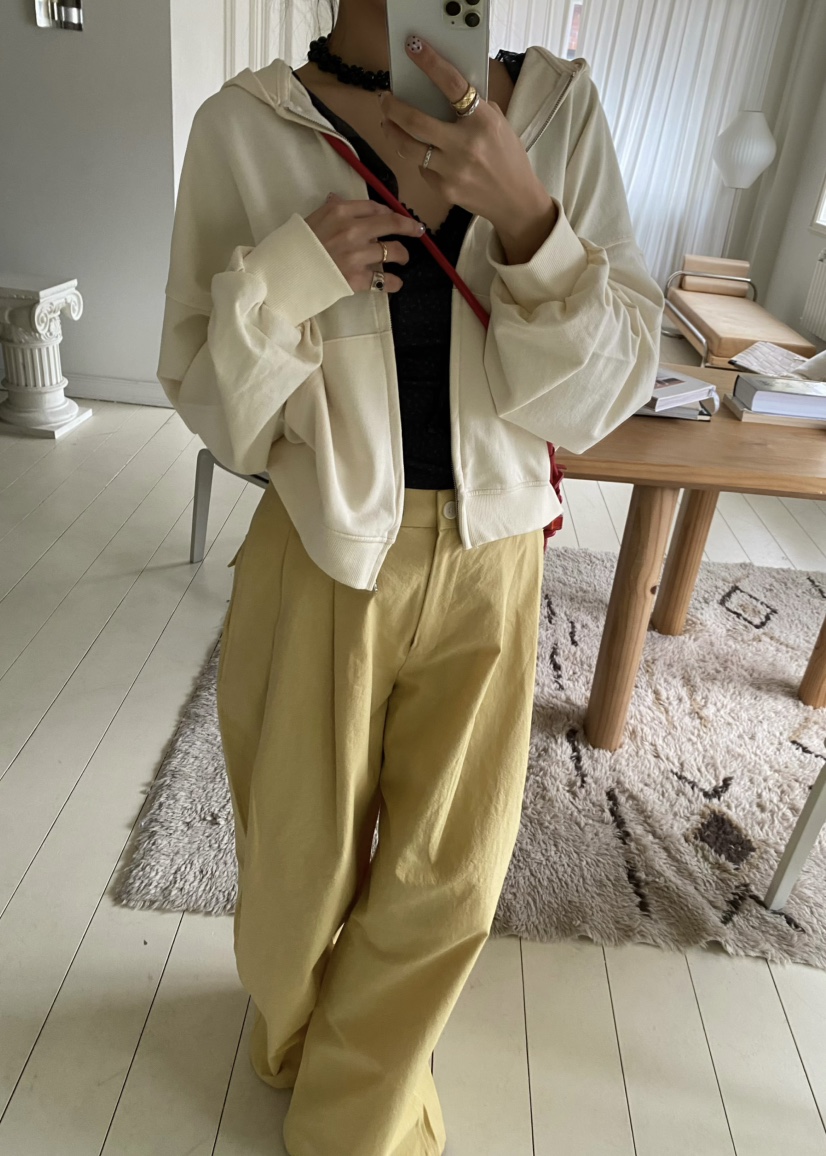 OUPPT東大門實拍女士新款推薦26春夏人氣真品夾克連帽拉鏈衫OUPPT夾克圖色4