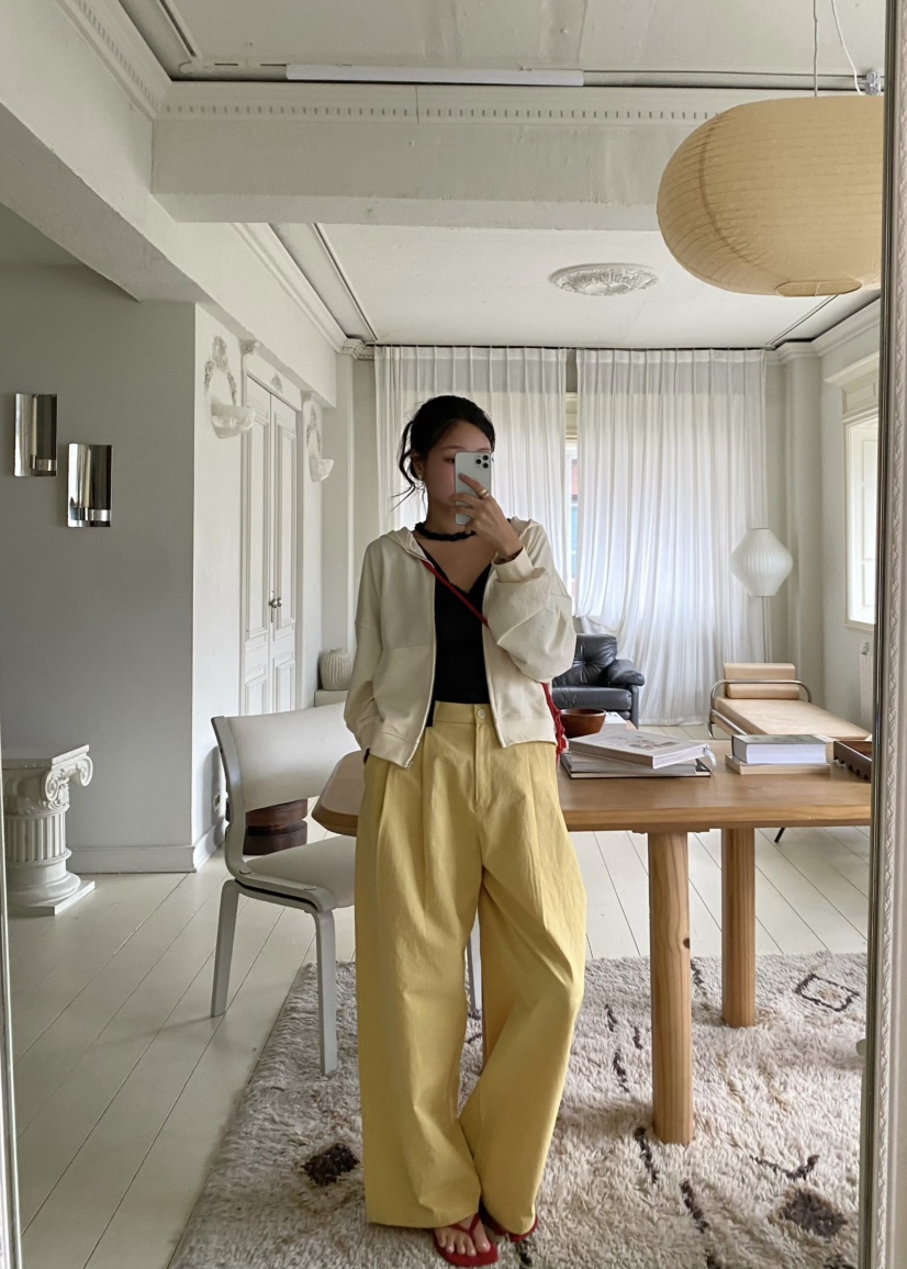 OUPPT韓國代購女士新品休閑26春夏熱賣人氣職業時尚休閑褲OUPPT休閑褲