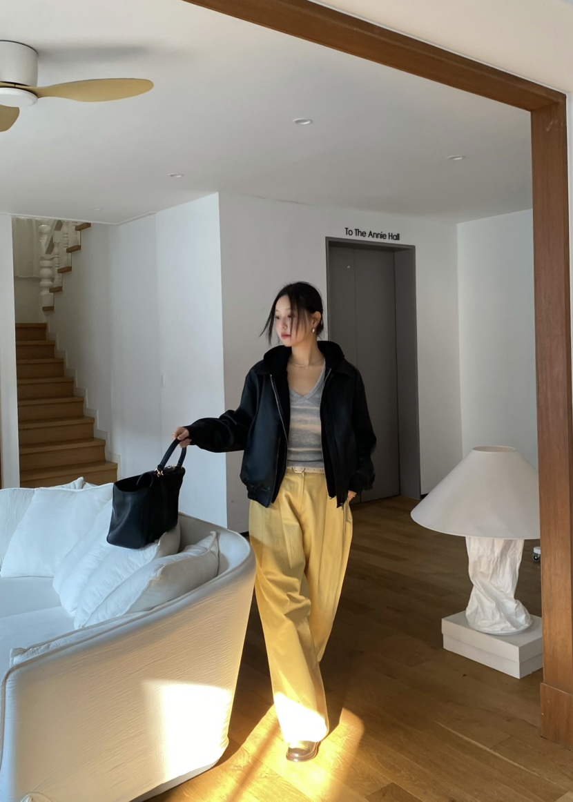 OUPPT韓國代購女士新品休閑26春夏熱賣人氣職業時尚休閑褲OUPPT休閑褲