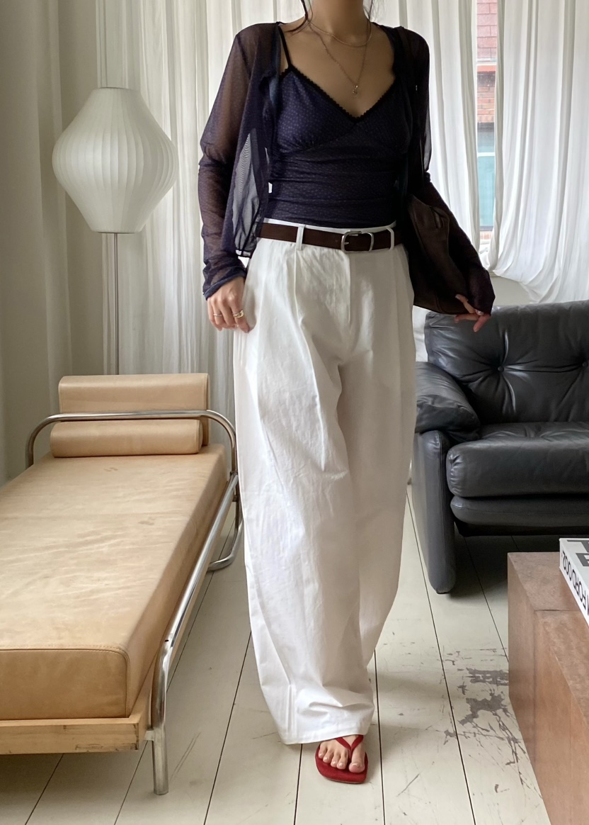 OUPPT韓國代購女士新品休閑26春夏熱賣人氣職業時尚休閑褲OUPPT休閑褲圖色2