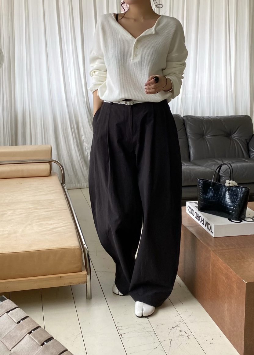 OUPPT韓國代購女士新品休閑26春夏熱賣人氣職業時尚休閑褲OUPPT休閑褲圖色3