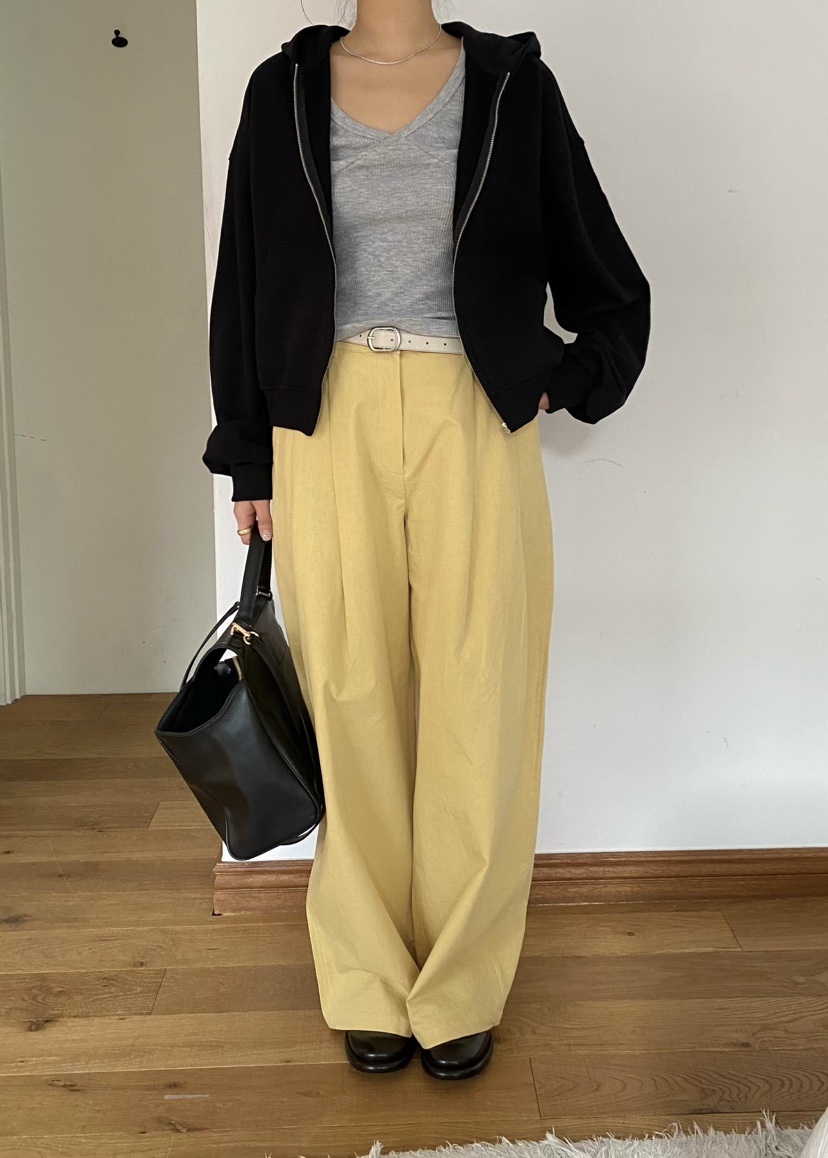 OUPPT韓國代購女士新品休閑26春夏熱賣人氣職業時尚休閑褲OUPPT休閑褲圖色4