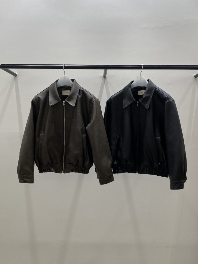 OUPPT韓國代購女裝新品熱賣時尚26春夏人氣真品推薦皮衣皮革OUPPT皮衣