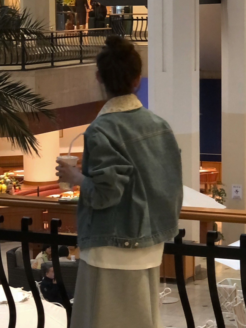 ONDO-P韓國直郵女士新款真品職業休閑人氣夾克可拆卸蕾絲ONDO-P夾克