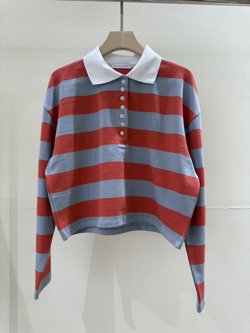 MUSHROOM-A東大門直郵女士新款26春夏熱賣休閑推薦長袖T恤MUSHROOM長袖T恤圖色3