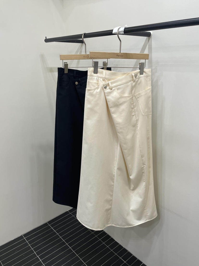 PERSON韓國直郵女士新品人氣26春夏職業休閑真品時尚長裙PERSON長裙