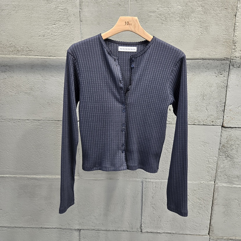 10CC東大門代購女士新品休閑時尚26春夏熱賣職業針織衫刺繡10CC針織衫圖色4