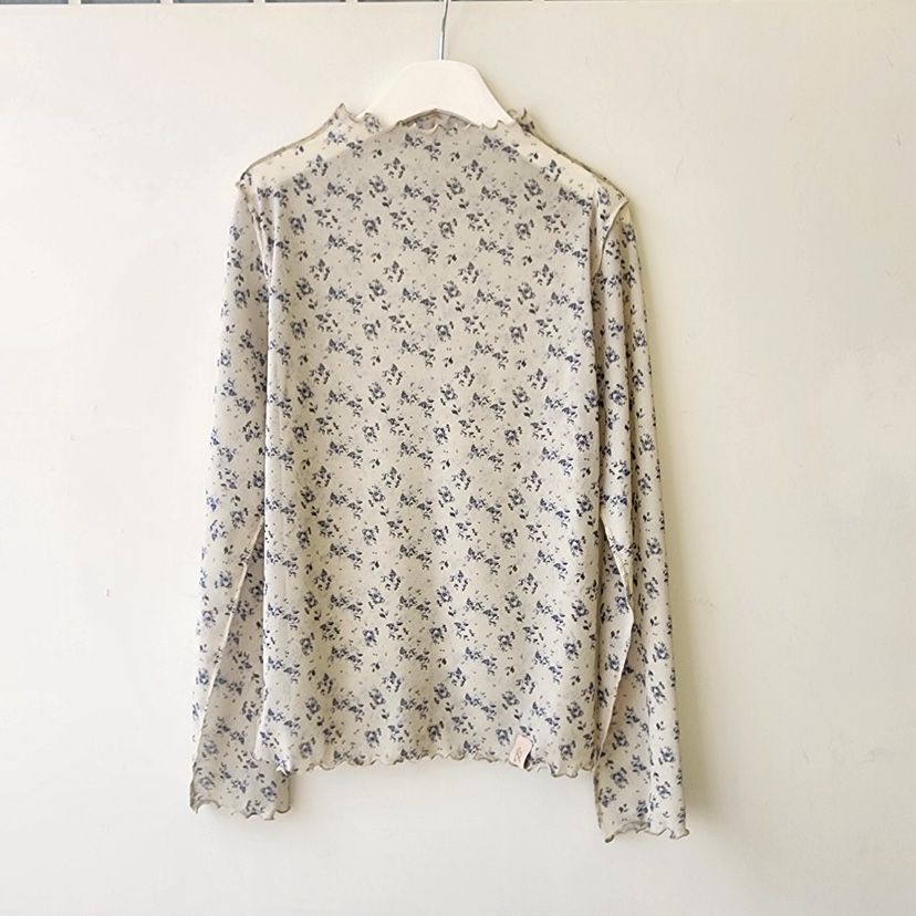 LA BLOOM東大門代購女裝新款26春夏熱賣休閑襯衫蕾絲衫雙面La Bloom襯衫/蕾絲衫圖色3