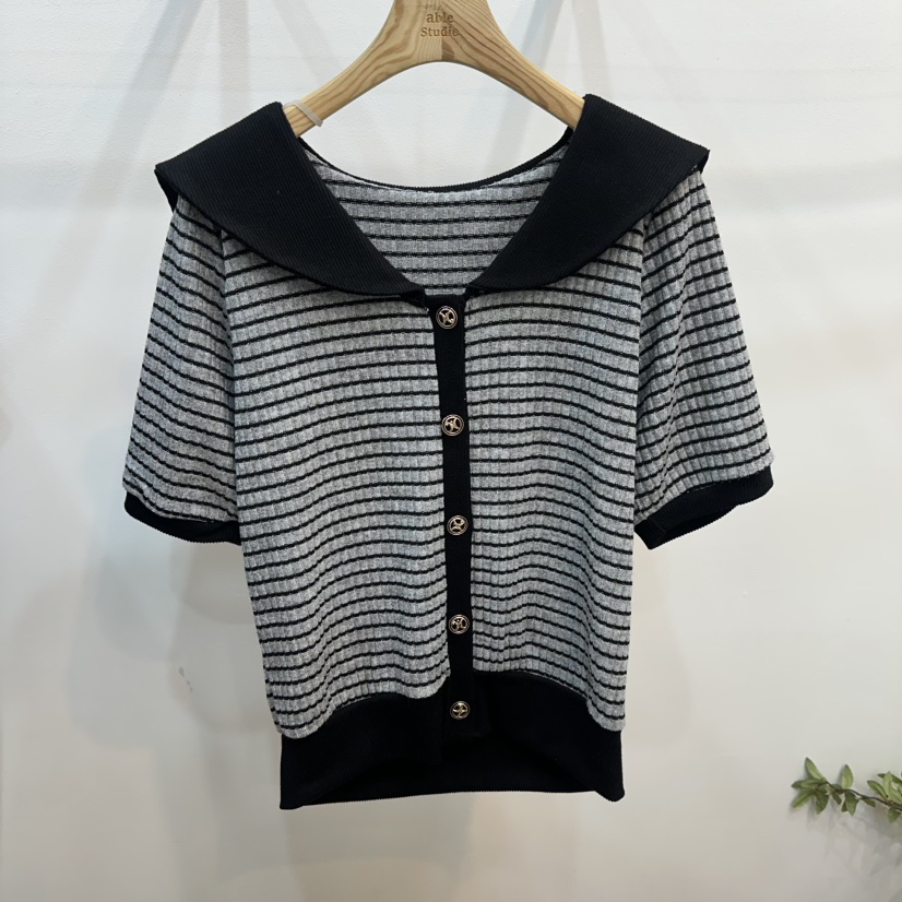 ABLESTUDIO韓國直郵女士新款熱賣時尚推薦真品職業針織衫ABLESTUDIO針織衫圖色1