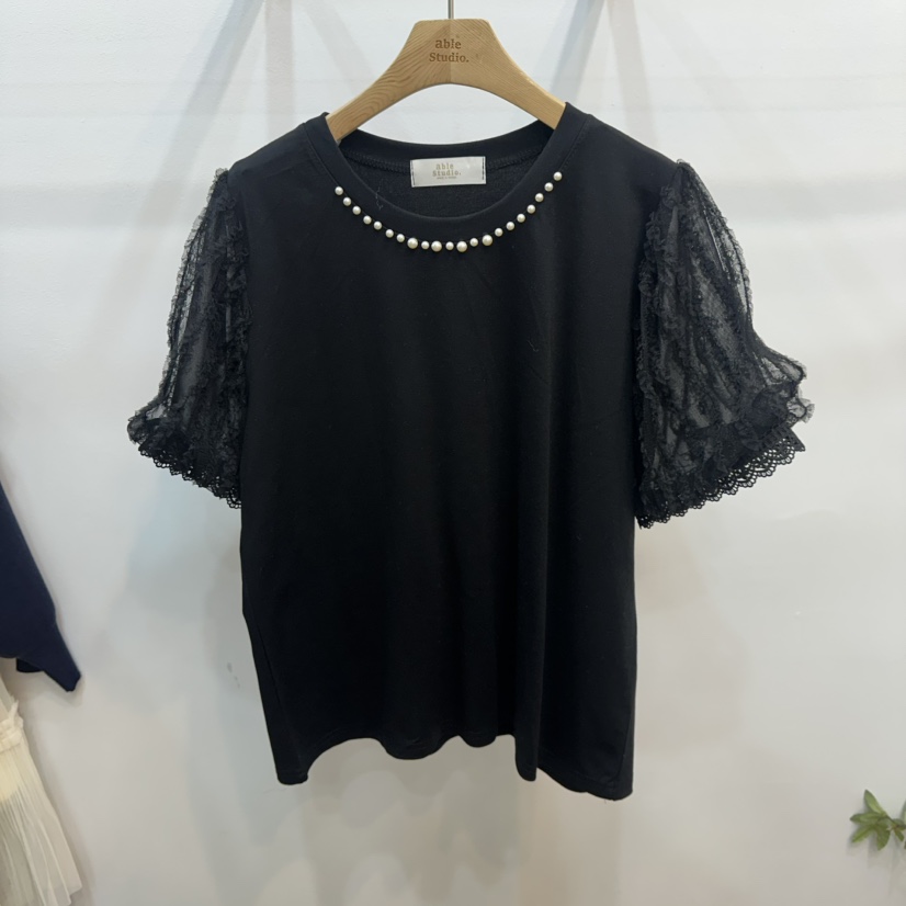 ABLESTUDIO韓國代購女裝新款26春夏休閑人氣職業推薦時尚T恤ABLESTUDIOT恤圖色2