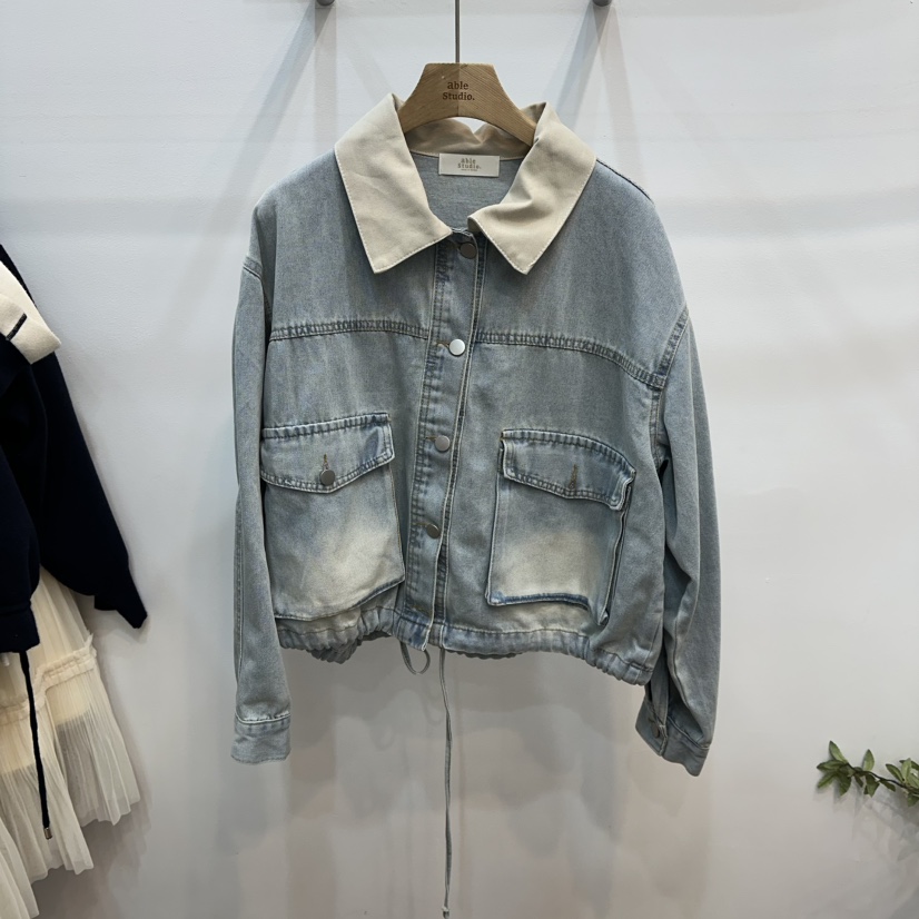 ABLESTUDIO韓國直郵女士新品人氣推薦26春夏真品時尚夾克ABLESTUDIO夾克圖色1
