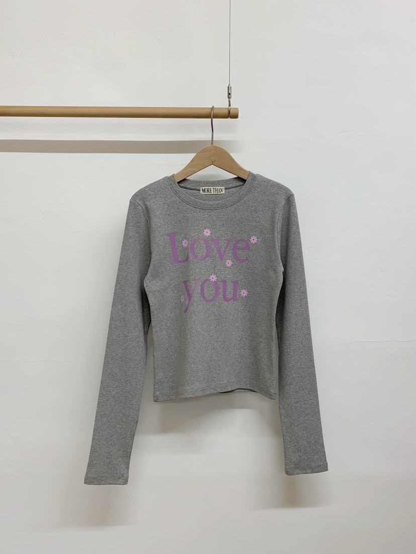 MORE THAN-P東大門代購女士新品真品休閑26春夏長袖T恤MORE THAN長袖T恤圖色3