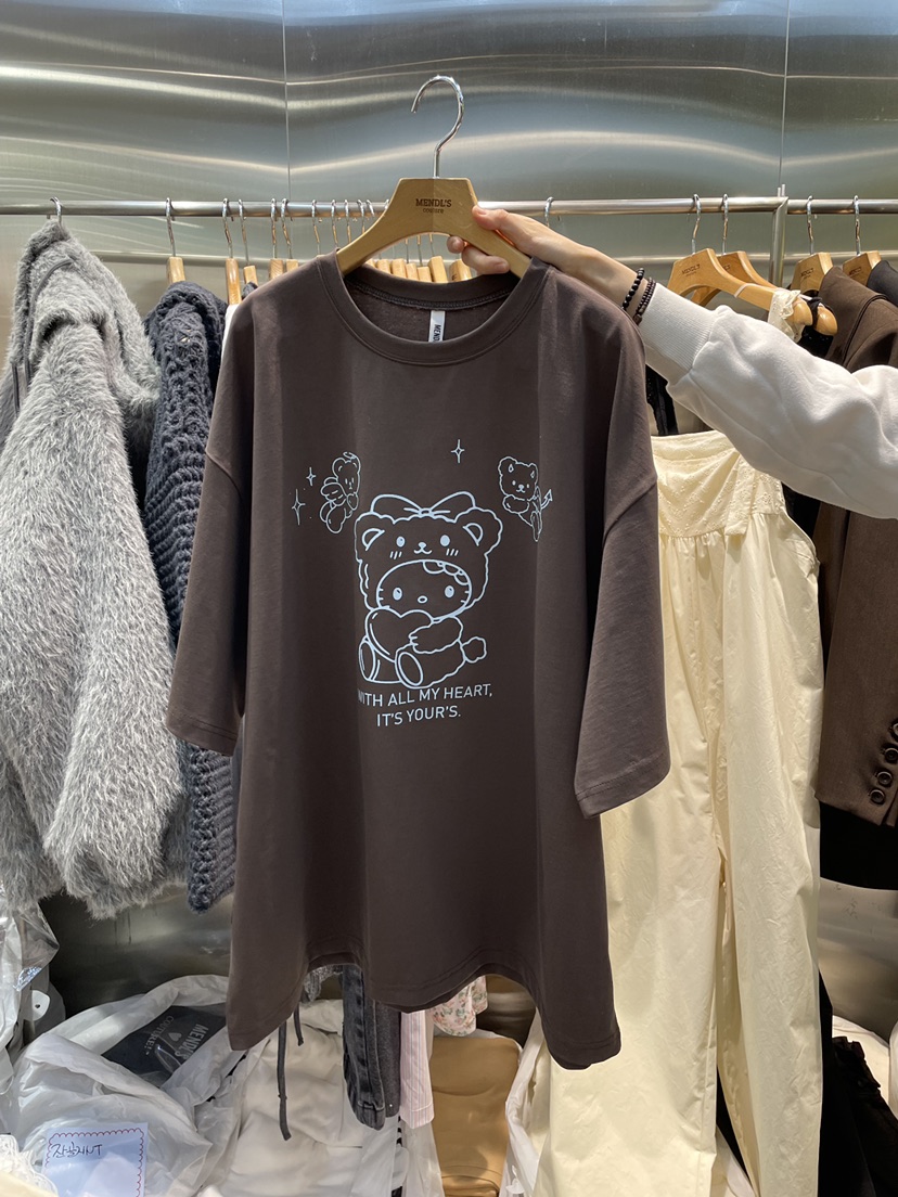 MENDL S東大門實拍女裝新款職業推薦休閑真品熱賣人氣T恤MENDL ST恤圖色2