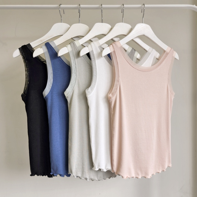 LA BLOOM東大門實拍女裝新品人氣休閑真品熱賣吊帶背心雙面La Bloom吊帶/背心