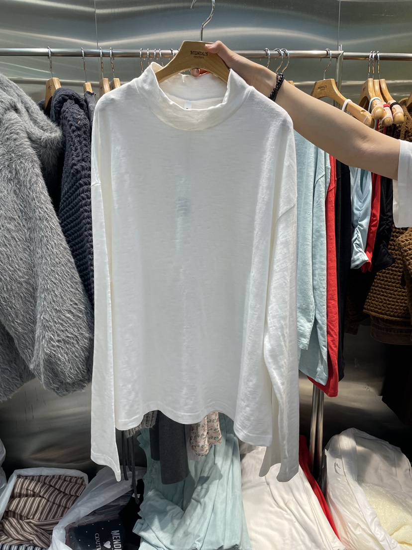 MENDL S東大門代購女裝新款時尚休閑26春夏熱賣長袖T恤套裝MENDL S長袖T恤圖色1