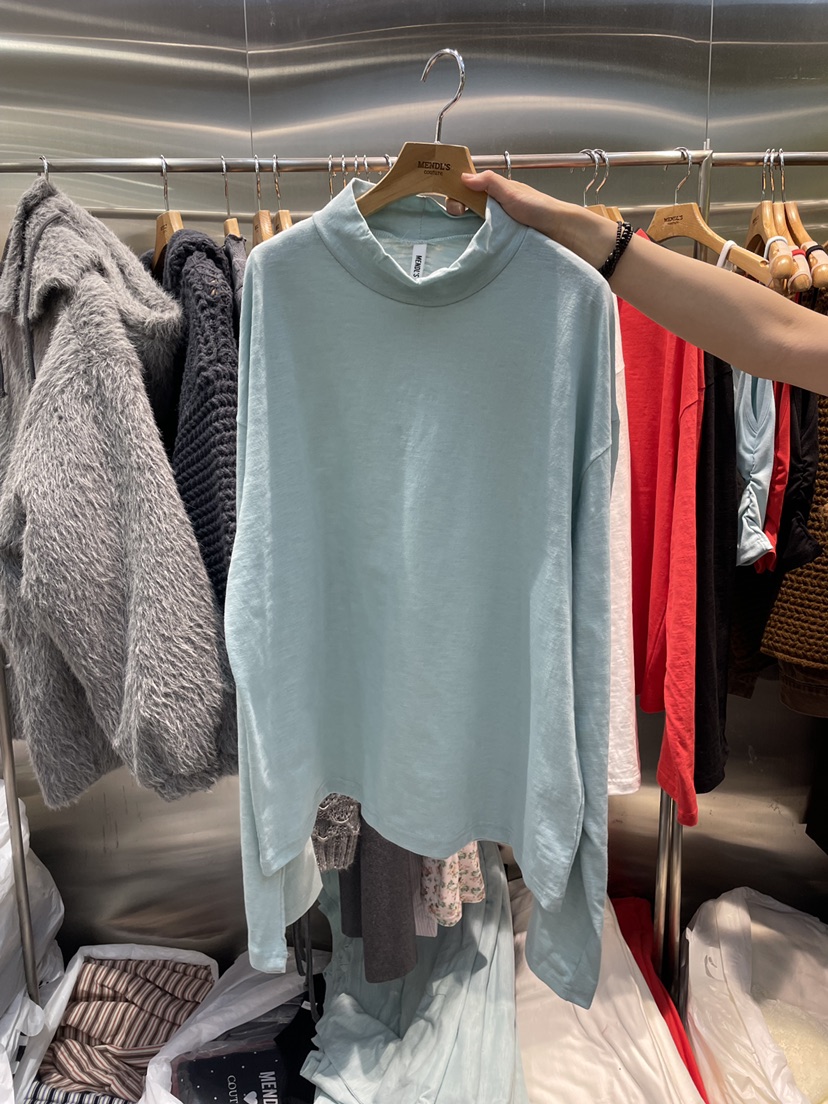 MENDL S東大門代購女裝新款時尚休閑26春夏熱賣長袖T恤套裝MENDL S長袖T恤圖色2