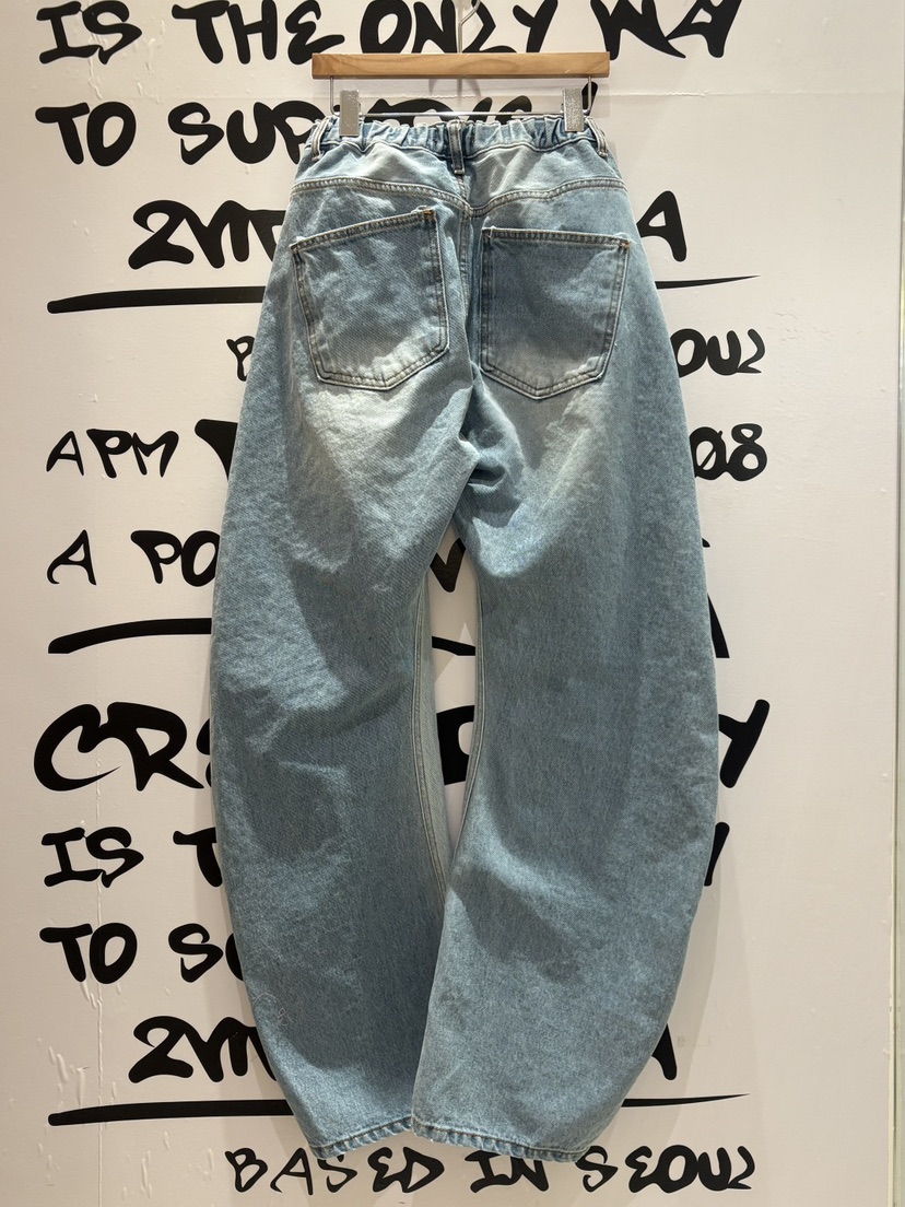 2ND K韓國直郵女士新款休閑人氣26春夏真品熱賣職業牛仔褲2ND K牛仔褲