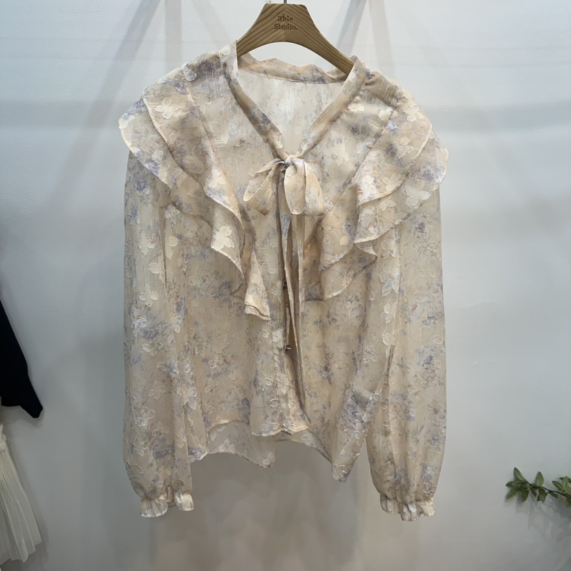 ABLESTUDIO東大門代購女裝新款時尚推薦休閑26春夏襯衫蕾絲衫ABLESTUDIO襯衫/蕾絲衫圖色2