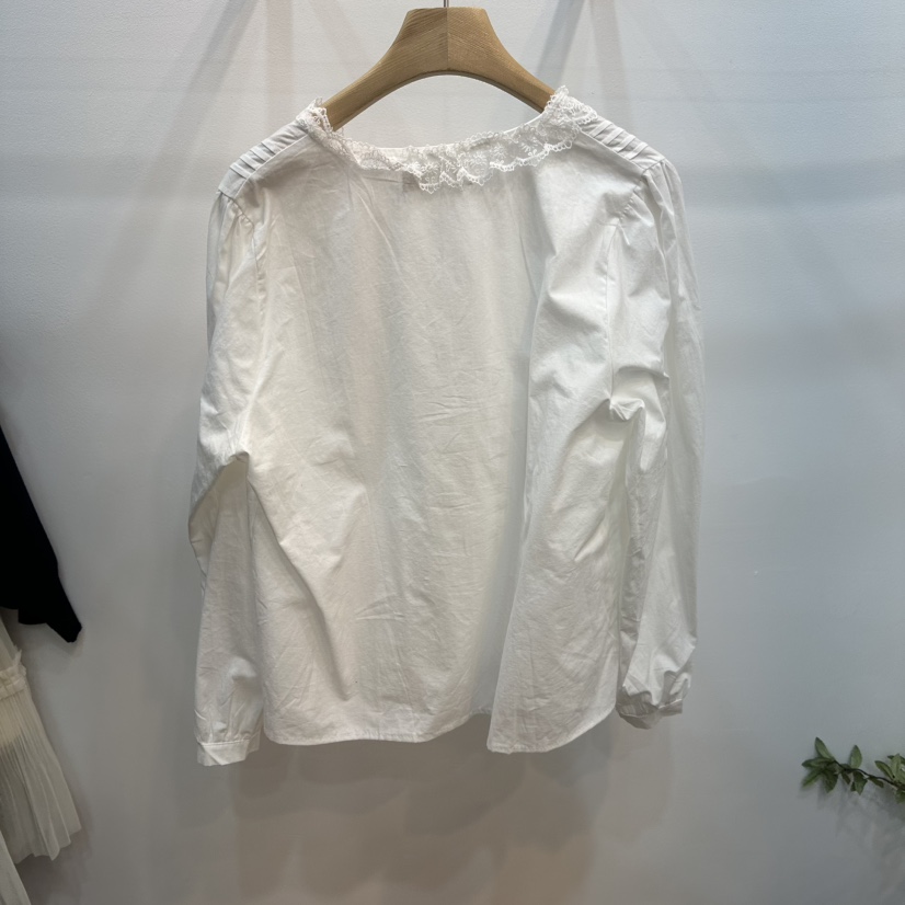 ABLESTUDIO東大門直郵女士新款熱賣推薦休閑襯衫蕾絲衫棉ABLESTUDIO襯衫/蕾絲衫