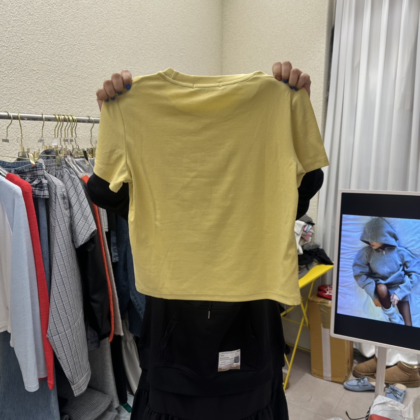 DRAWING東大門直郵女士新款真品職業時尚休閑推薦26春夏T恤DRAWINGT恤