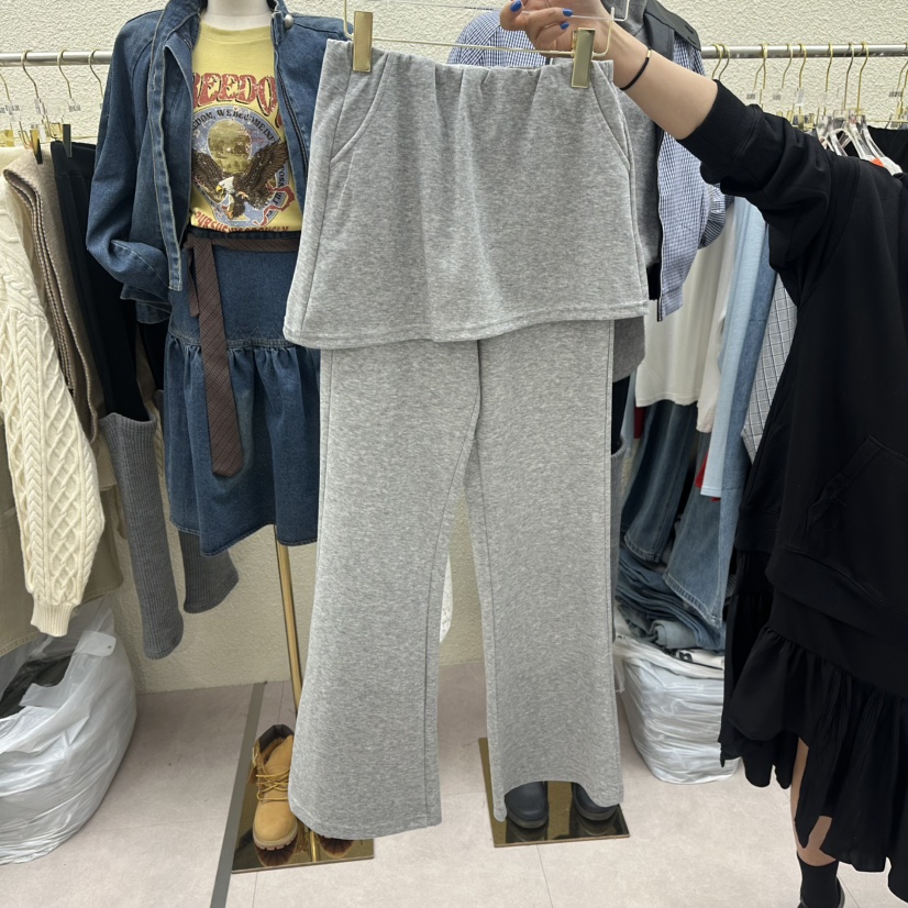 DRAWING東大門代購女裝新品休閑26春夏推薦真品職業時尚裙褲DRAWING裙褲圖色1