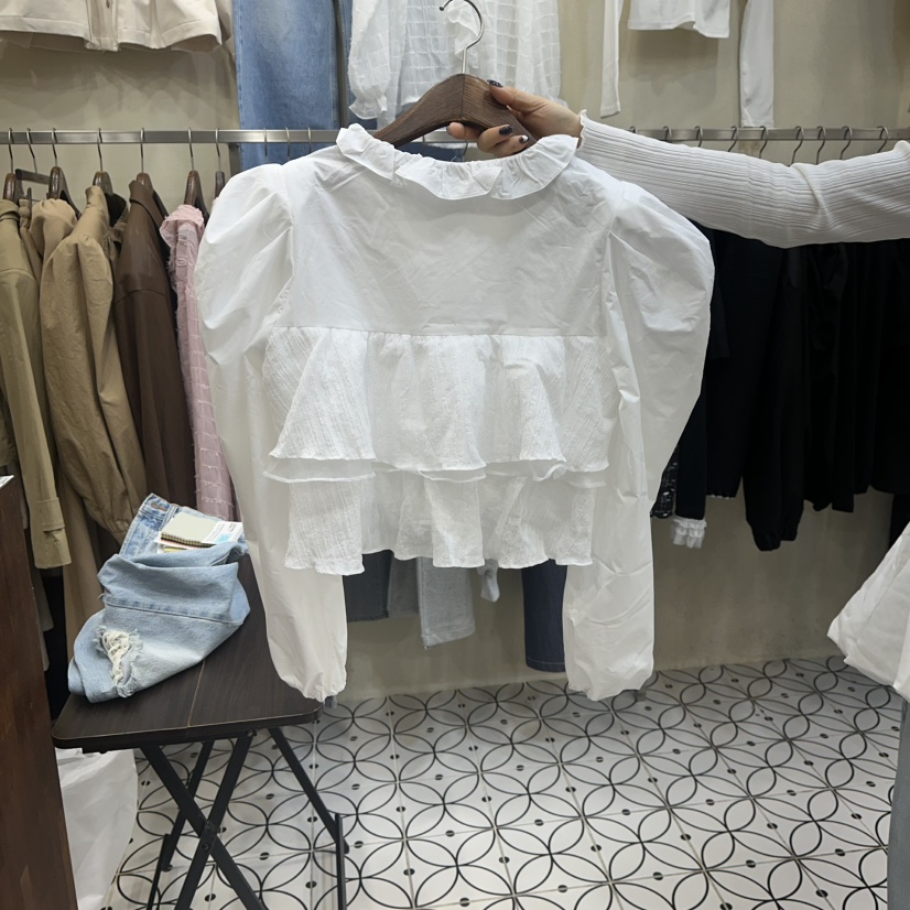 BAMBOLINA東大門代購女裝新款真品時尚人氣職業襯衫蕾絲衫BAMBOLINA襯衫/蕾絲衫