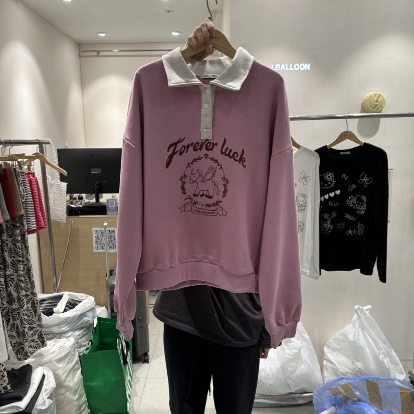 J.BALLOON韓國代購女士新款時尚真品推薦人氣熱賣職業衛衣J.BALLOON衛衣圖色1