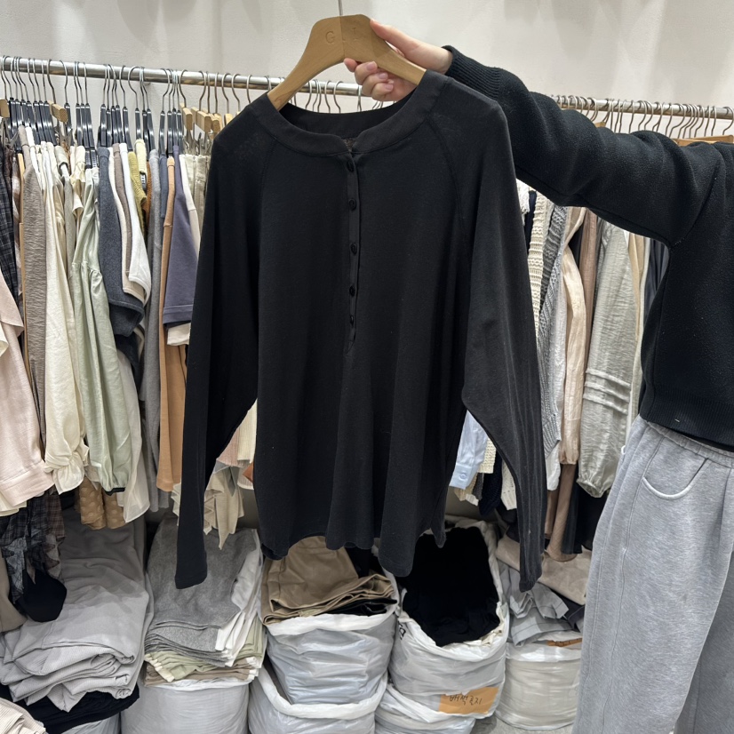 G.I-L韓國直郵女裝新款人氣職業熱賣時尚26春夏長袖T恤G.I-L長袖T恤圖色3