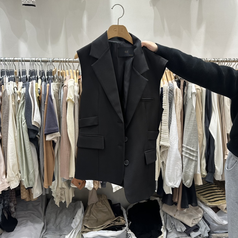 G.I-L韓國代購女士新款推薦職業人氣時尚26春夏休閑馬甲G.I-L馬甲圖色3