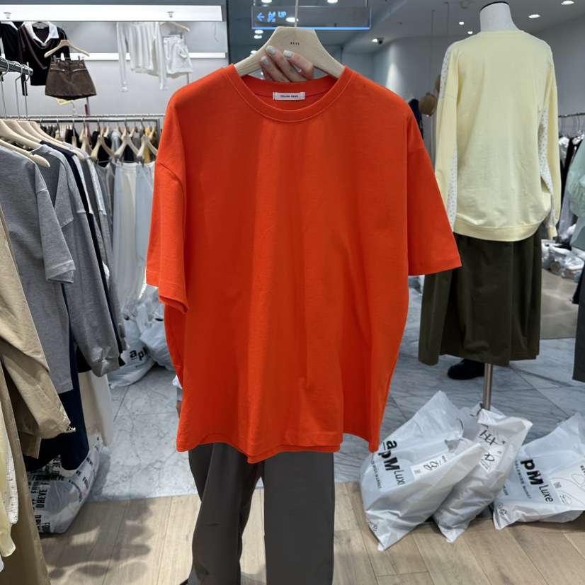 REVE-L東大門直郵女裝新款人氣休閑熱賣職業真品26春夏T恤REVE-LT恤圖色1