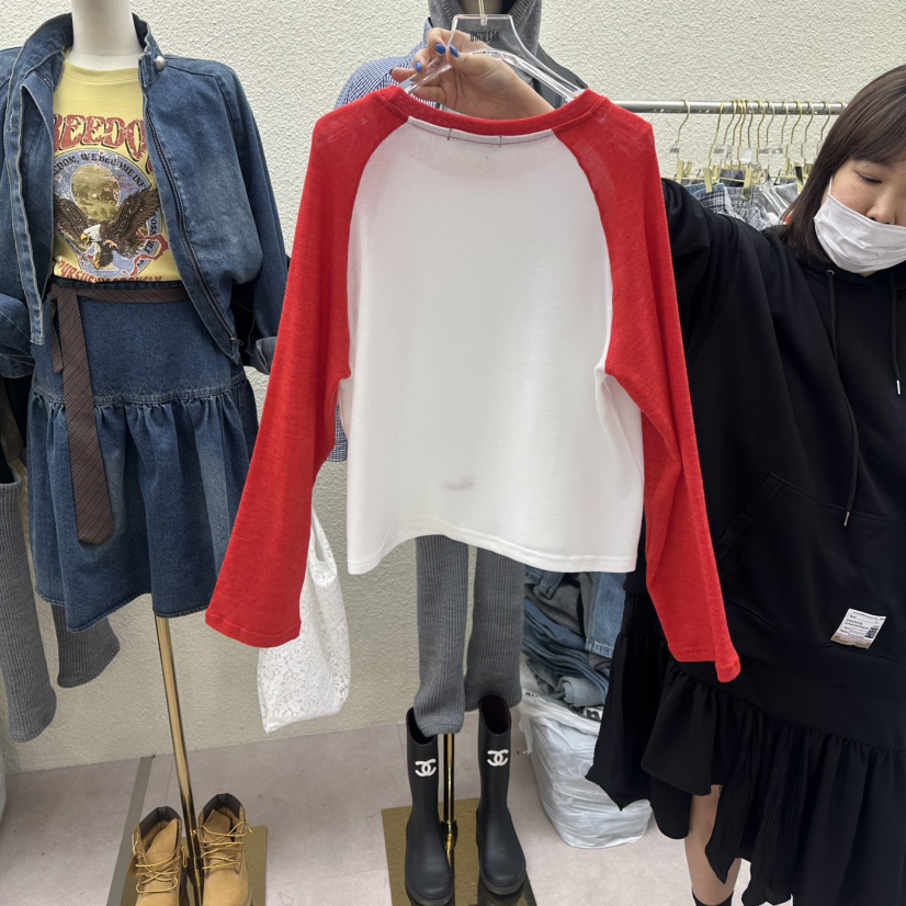 DRAWING東大門代購女裝新款推薦26春夏職業休閑真品長袖T恤DRAWING長袖T恤