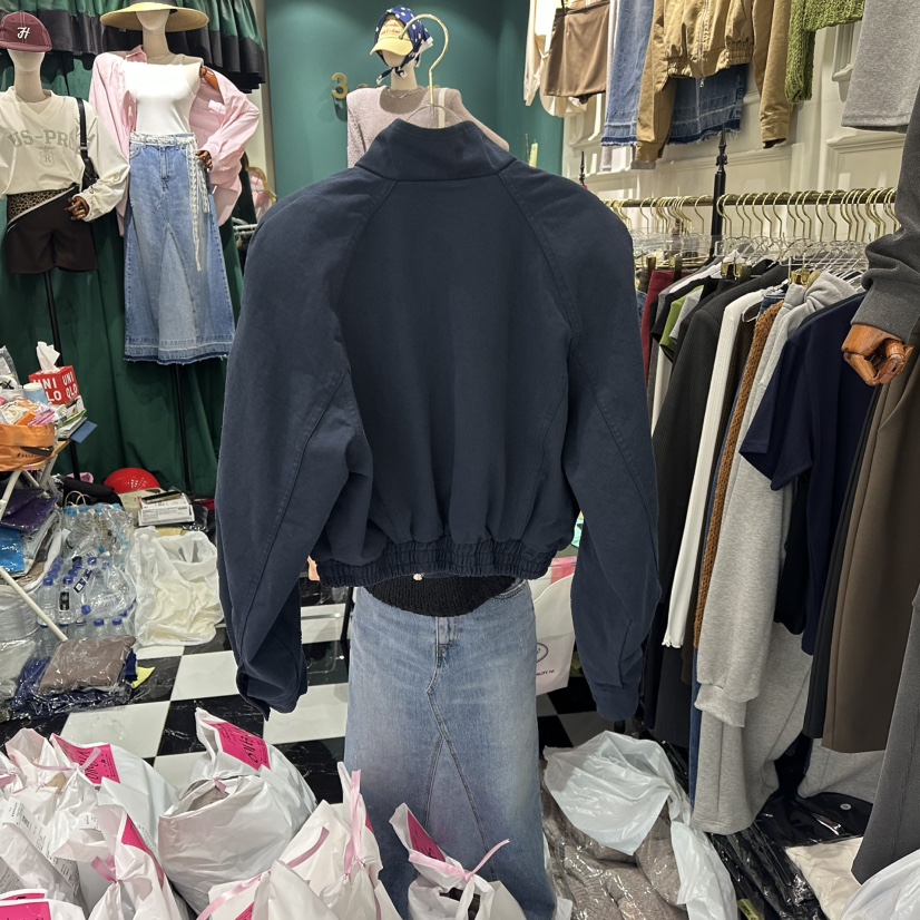 3COLOR東大門實拍女裝新款推薦夾克棉Three color夾克