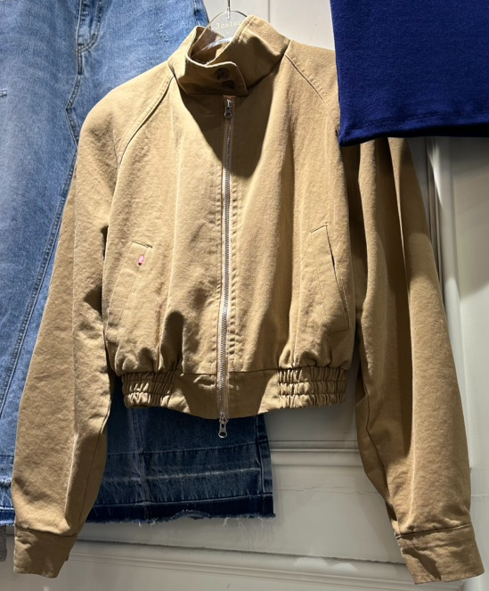 3COLOR東大門實拍女裝新款推薦夾克棉Three color夾克圖色2