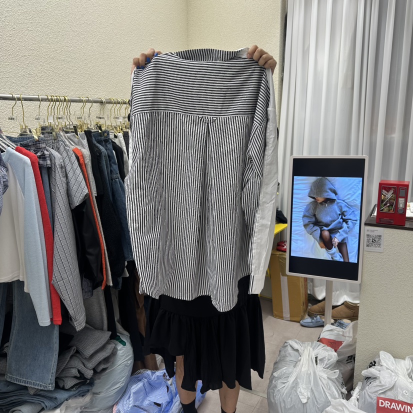 DRAWING東大門實拍女裝新品職業推薦熱賣時尚人氣襯衫蕾絲衫DRAWING襯衫/蕾絲衫