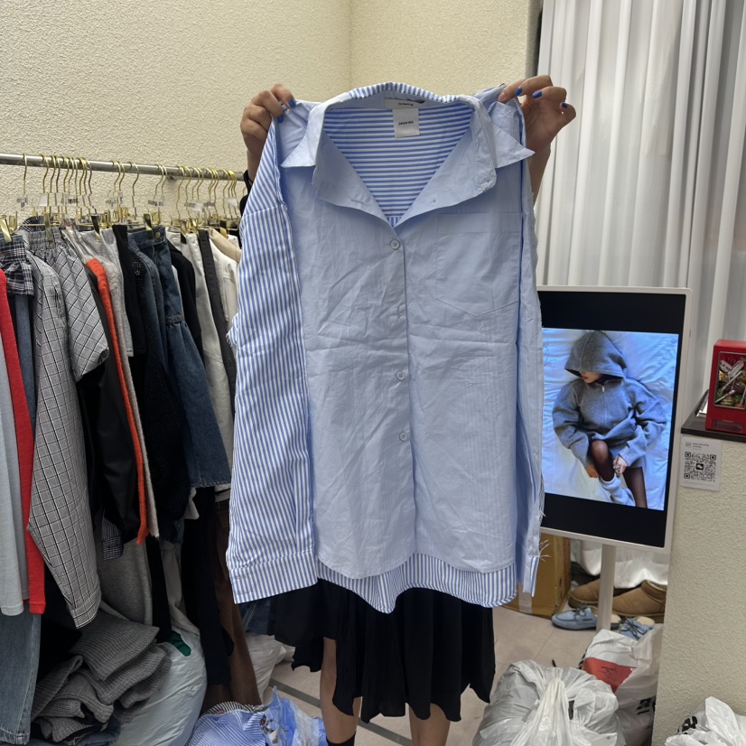 DRAWING東大門實拍女裝新品職業推薦熱賣時尚人氣襯衫蕾絲衫DRAWING襯衫/蕾絲衫圖色2