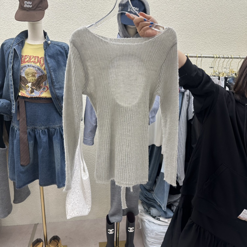 DRAWING東大門直郵女裝新款職業時尚休閑熱賣26春夏針織衫DRAWING針織衫圖色3