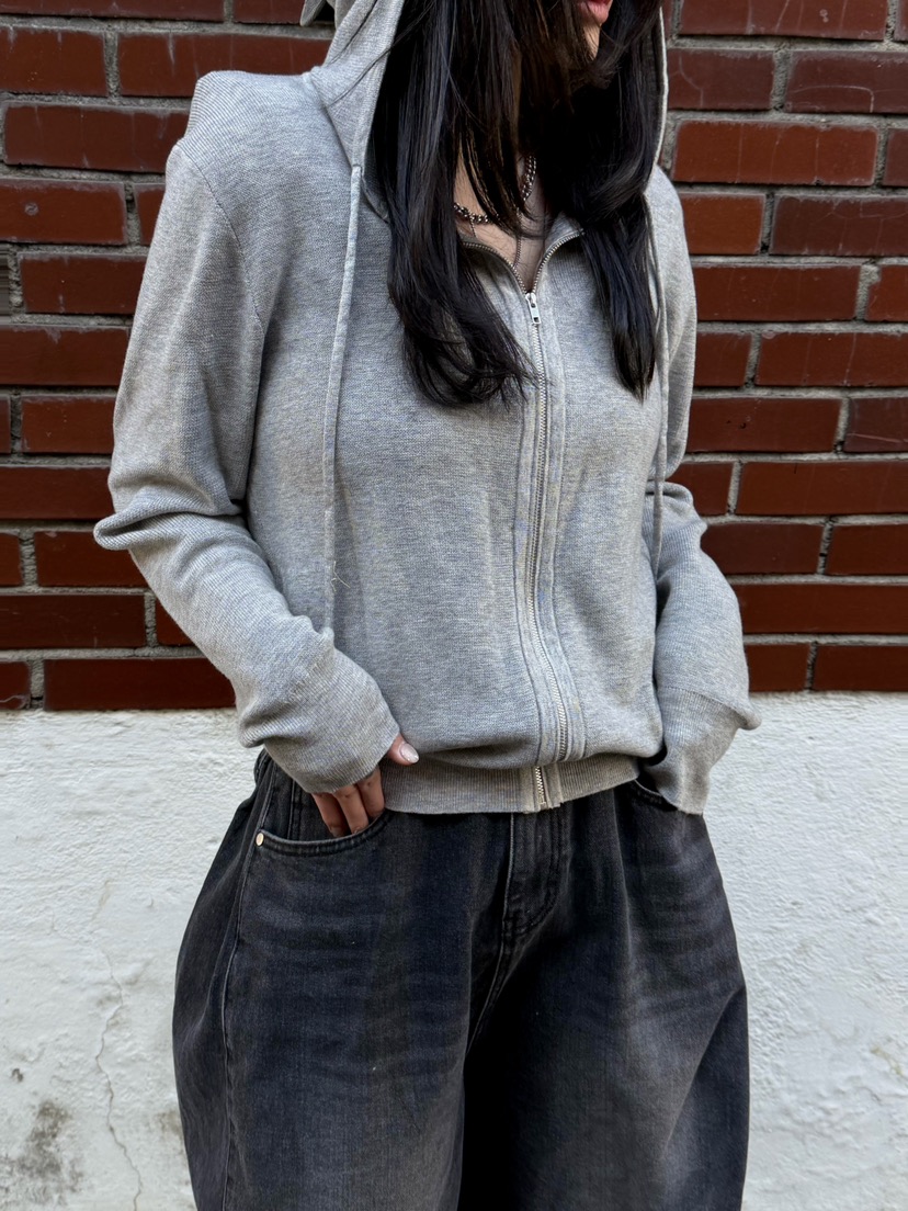 OKIE東大門直郵女士新品人氣26春夏熱賣休閑夾克連帽拉鏈衫OKIE夾克