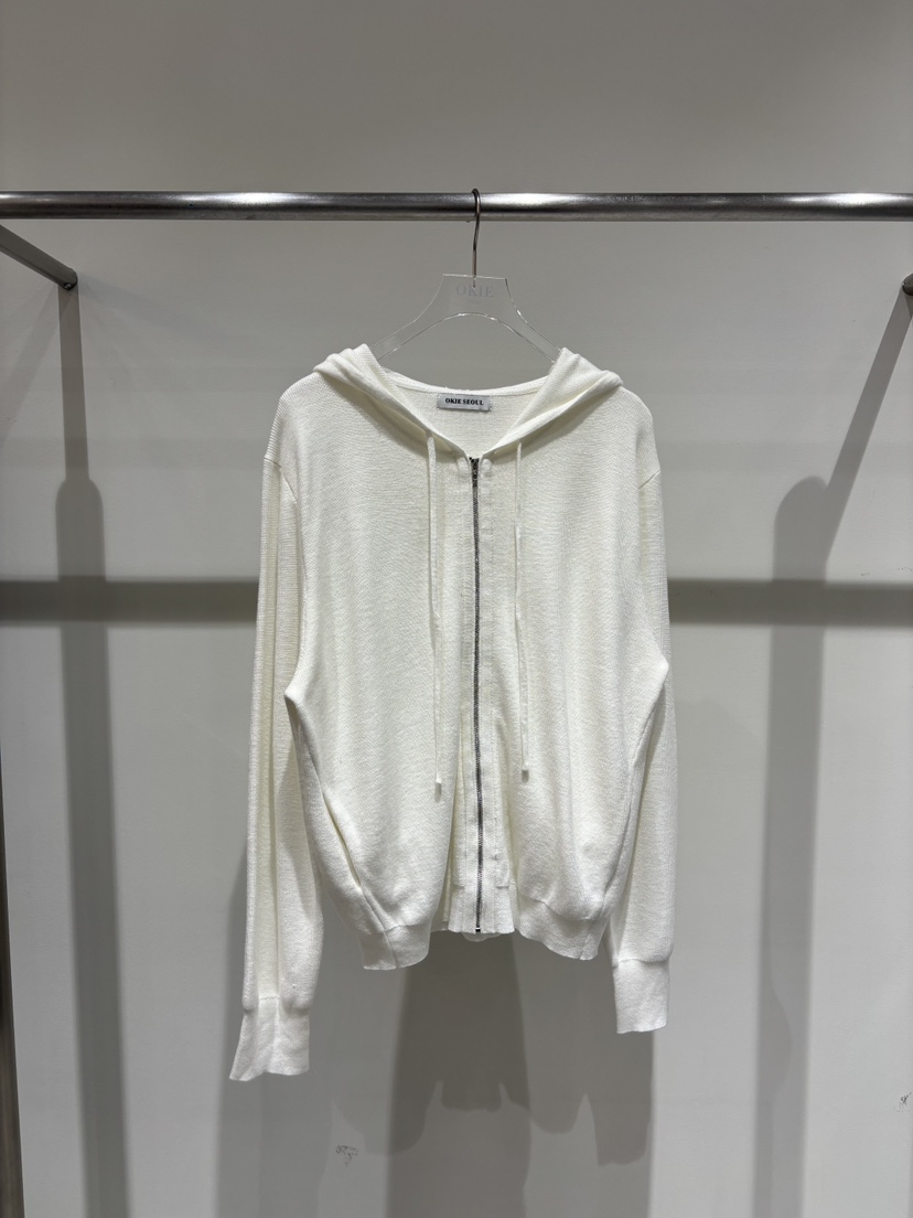 OKIE東大門直郵女士新品人氣26春夏熱賣休閑夾克連帽拉鏈衫OKIE夾克圖色1