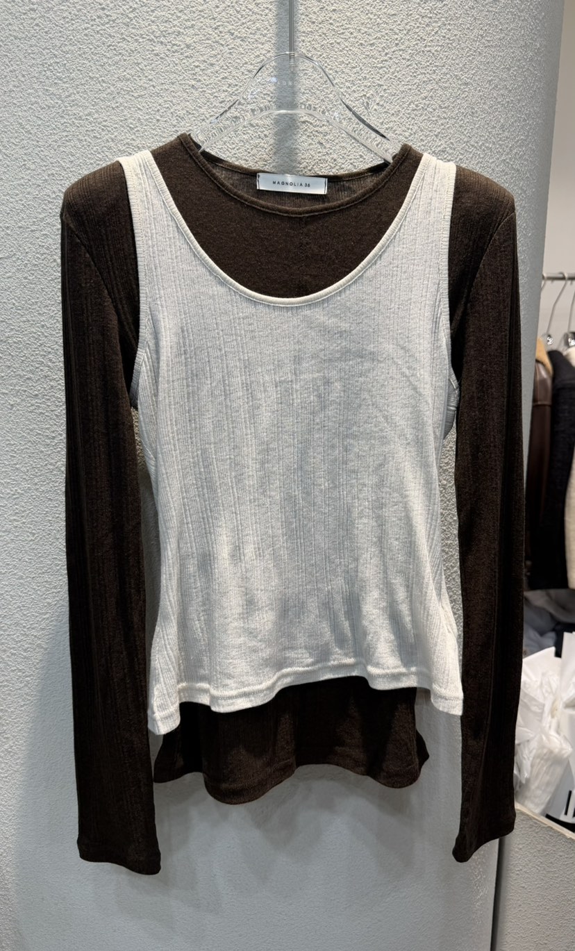 MAGNOLIA36-L東大門代購女士新品熱賣休閑26春夏套裝兩件套MAGNOLIA36-L套裝圖色1